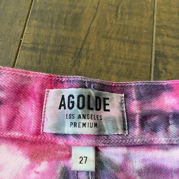 Agolde Tie Dye Parker shorts - Picture 2 of 8